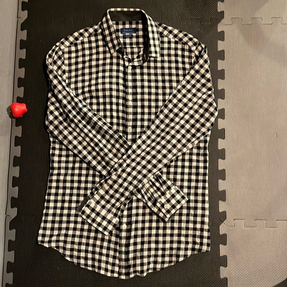 Zara light checkered shirt - Picture 1 of 2